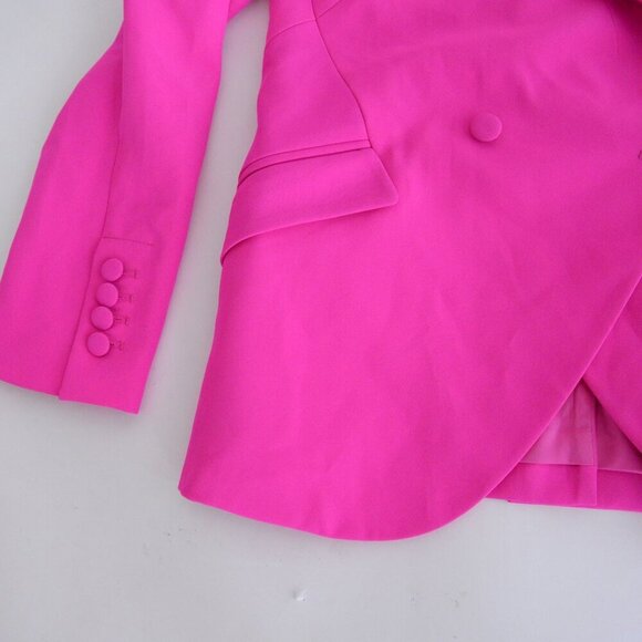 Generation Love New York Goldie Magenta Pink Single Button Blazer S - Picture 8 of 12